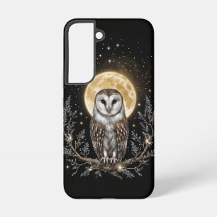 Coque Samsung Galaxy Hibou Mystique Magique Téléphone de Lune Joli