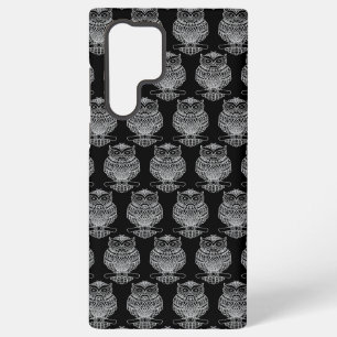 Coque Samsung Galaxy Hibou (noir) - Étui Samsung