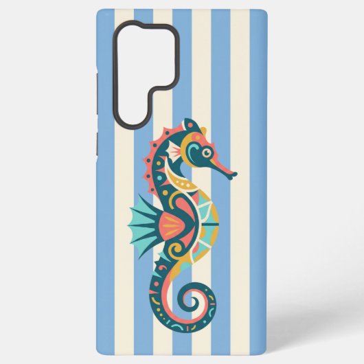 Coque Samsung Galaxy Hippocampe Coloré (Verso)