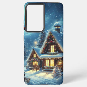 Coque Samsung Galaxy Hiver/Père Noël/Noël/Neige