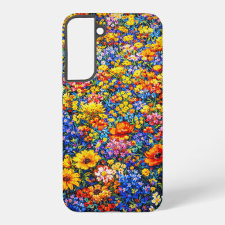 Coque Samsung Galaxy Horizon Radieux : La Vague Infinie de Fleurs Sauva