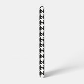 Coque Samsung Galaxy Houndstooth BW Rpt Motif (Côté gauche)