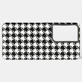 Coque Samsung Galaxy Houndstooth BW Rpt Motif (Verso Horizontal)