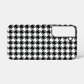 Coque Samsung Galaxy Houndstooth BW Rpt Motif (Verso Horizontal)