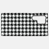 Coque Samsung Galaxy Houndstooth BW Rpt Motif (Verso Horizontal)