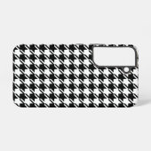 Coque Samsung Galaxy Houndstooth BW Rpt Motif (Verso Horizontal)