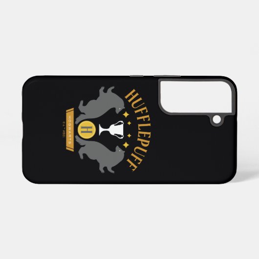 Coque Samsung Galaxy HUFFLEPUFF™ Badger and Cup House Pride Graphisme (Verso Horizontal)