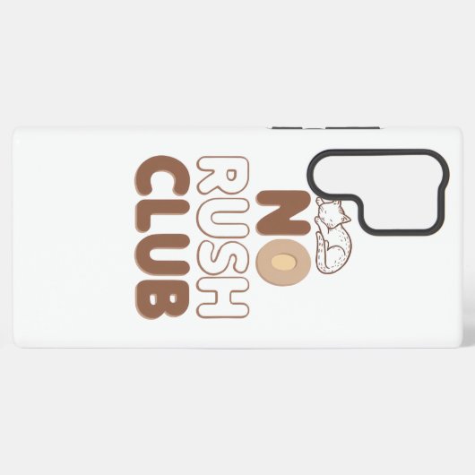 Coque Samsung Galaxy Humorous Slow Living and Lazy Day (Verso Horizontal)