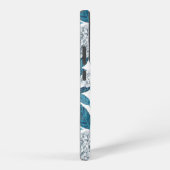 Coque Samsung Galaxy Hydrangea blanche aquarelle (Côté droit)