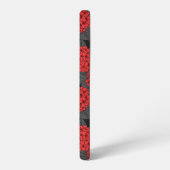Coque Samsung Galaxy Hydrangea rouge (Côté gauche)