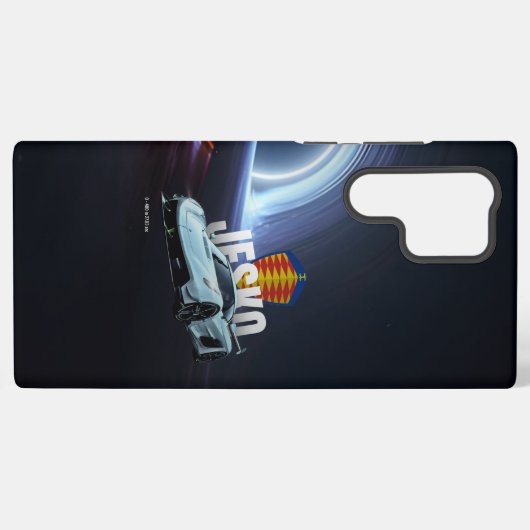 Coque Samsung Galaxy Hypercar Floating Above Black Hole  (Verso Horizontal)