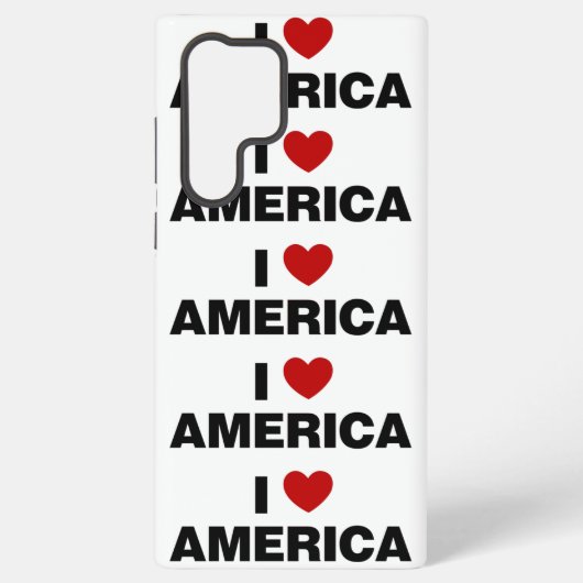 Coque Samsung Galaxy I Love America (Verso)