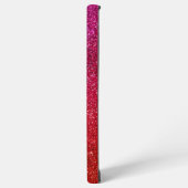 Coque Samsung Galaxy I love you chic pink glitter background Abstract (Côté gauche)