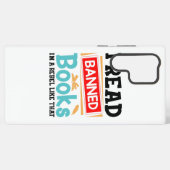 Coque Samsung Galaxy I Read Banned Books Librarian Reader (Verso Horizontal)