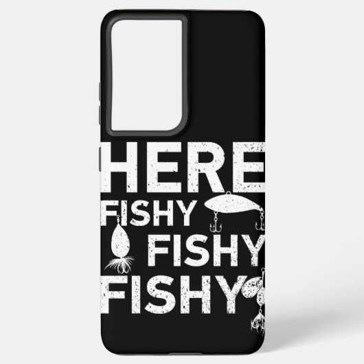 Coque Samsung Galaxy Ici Poisson, Poisson, Poisson Drôle Poisson (Verso)