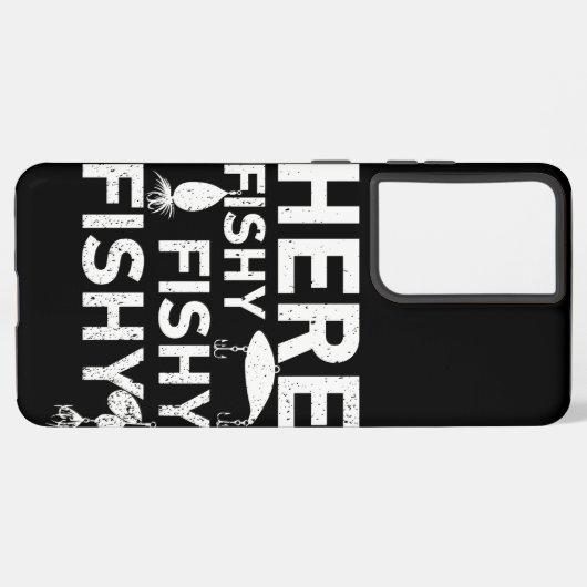 Coque Samsung Galaxy Ici Poisson, Poisson, Poisson Drôle Poisson (Côté gauche)
