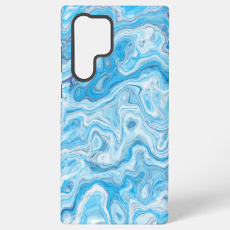 Coque Samsung Galaxy Icy Blue Colorful Abstrait Marbre Texture Liquide