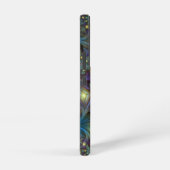 Coque Samsung Galaxy Illuminé Abstrait brillant Turquoise violet Fracta (Côté droit)