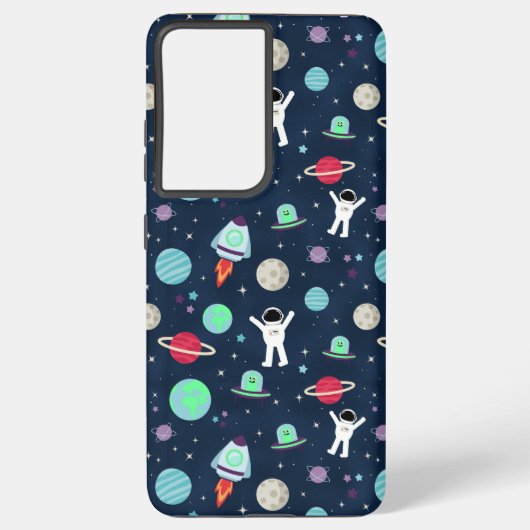 Coque Samsung Galaxy Illustration du Motif spatial (Verso)