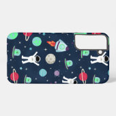 Coque Samsung Galaxy Illustration du Motif spatial (Verso Horizontal)