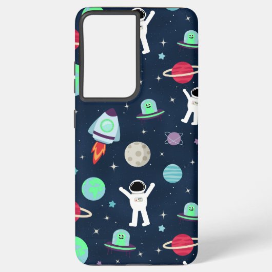 Coque Samsung Galaxy Illustration du Motif spatial (Verso)
