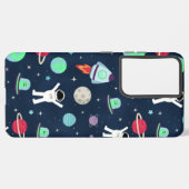 Coque Samsung Galaxy Illustration du Motif spatial (Verso Horizontal)