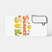 Coque Samsung Galaxy Illustration du soleil d'été (Verso Horizontal)