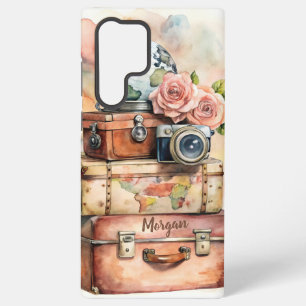 Coque Samsung Galaxy Illustration Vintage voyage personnalisée