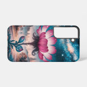 Coque Samsung Galaxy Imaginaire cosmique Fleur magique (Verso Horizontal)