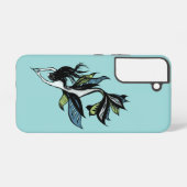 Coque Samsung Galaxy Imaginaire Océan bleu vert Sirène artistique (Verso Horizontal)