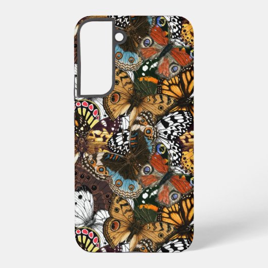 Coque Samsung Galaxy Impression animale. Ailes de papillon. (Verso)
