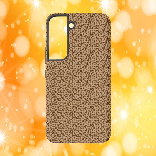Coque Samsung Galaxy Impression de motif léopard marron