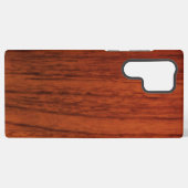 Coque Samsung Galaxy Impression sur bois d'acajou (Verso Horizontal)