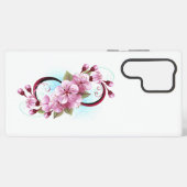Coque Samsung Galaxy Infinité avec les fleurs Sakura (Verso Horizontal)