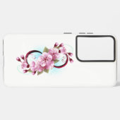Coque Samsung Galaxy Infinité avec les fleurs Sakura (Verso Horizontal)