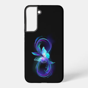Coque Samsung Galaxy Infinité brillante avec papillon magique