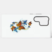 Coque Samsung Galaxy Infinité de papillons monarques (Verso Horizontal)