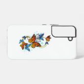 Coque Samsung Galaxy Infinité de papillons monarques (Verso Horizontal)
