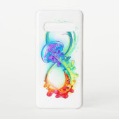 Coque Samsung Galaxy Infinity avec Rainbow Jellyfish (Dos)