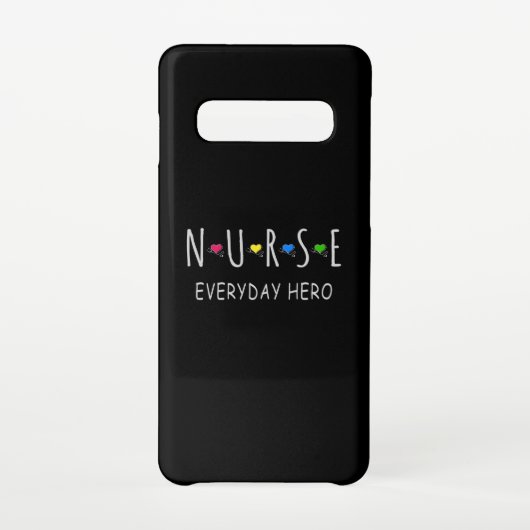 Coque Samsung Galaxy Infirmière héros du quotidien (Dos)