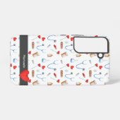 Coque Samsung Galaxy Infirmière Motif Médicale simple (Verso Horizontal)