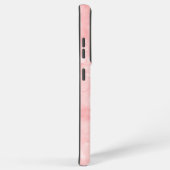Coque Samsung Galaxy Initiales Monogramme Aquarelle Rose Chic Moderne (Côté droit)