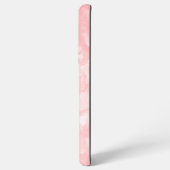 Coque Samsung Galaxy Initiales Monogramme Aquarelle Rose Chic Moderne (Côté gauche)
