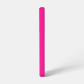 Coque Samsung Galaxy Initiales Monogramme Modernes Rose Chaud (Côté gauche)