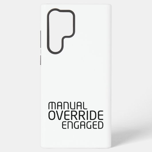 Coque Samsung Galaxy Interface manuelle du système Android  (Verso)