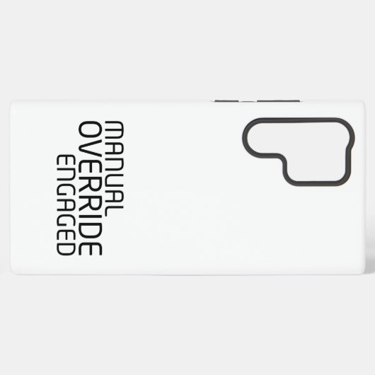 Coque Samsung Galaxy Interface manuelle du système Android  (Verso Horizontal)