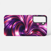Coque Samsung Galaxy iquid Chrome Purpleberry Swirl (Verso Horizontal)