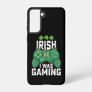 Coque Samsung Galaxy Irlandais Je Jouais Jeux Gamer St Patrick's Day
