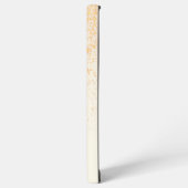 Coque Samsung Galaxy Ivoire élégant avec Parties scintillant or (Côté gauche)