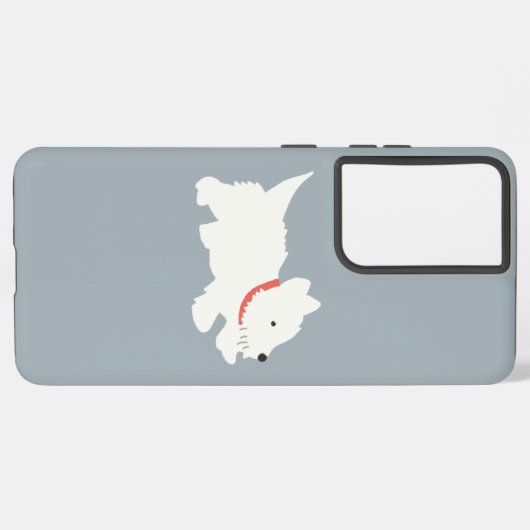 Coque Samsung Galaxy Izzie Le Westie (Côté gauche)